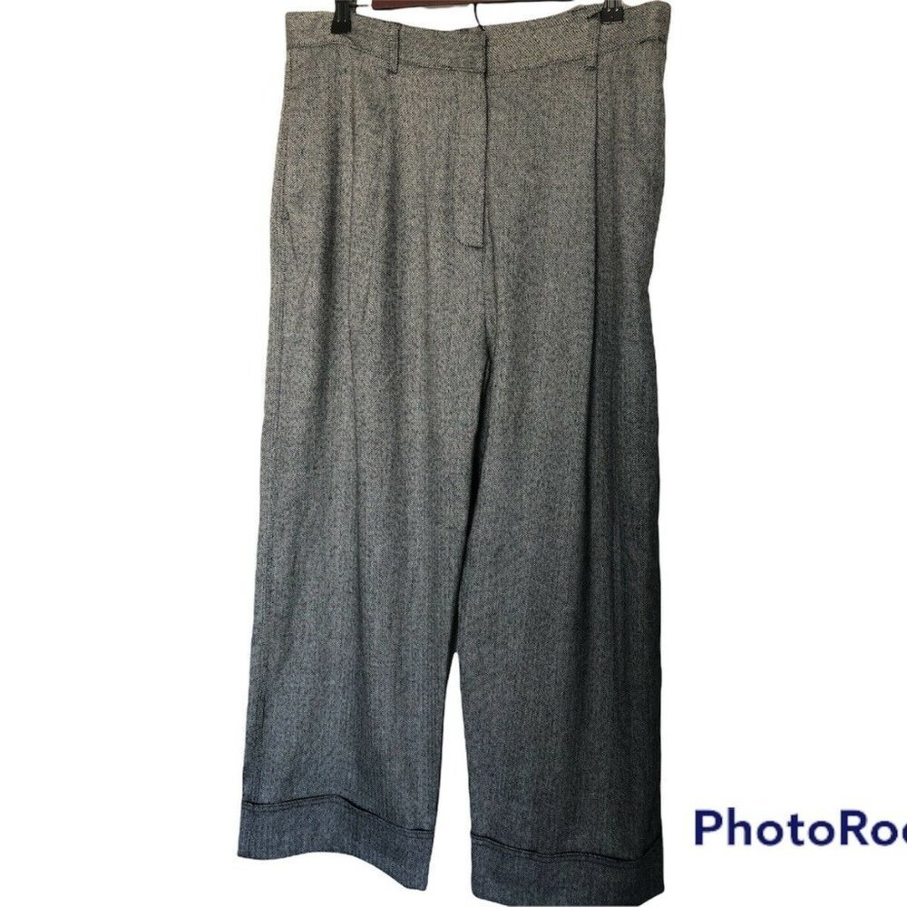 New Zara High-waisted Wide-leg Trousers  dress pants womens sz XL